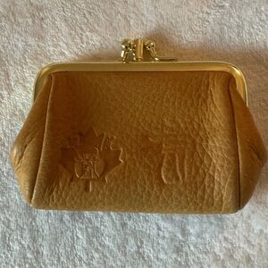 TILLEY coin purse deerskin vintage